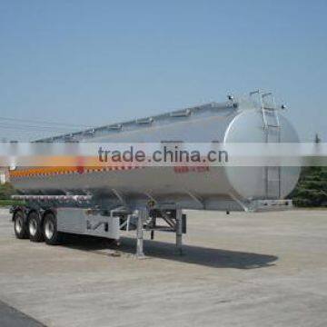 3 axle 30000l Aluminum fuel tank semi trailer