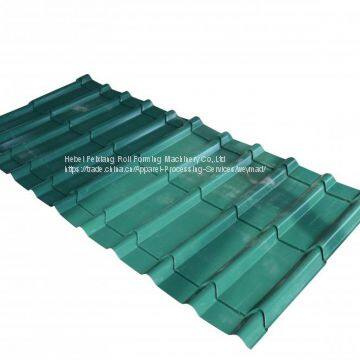 steel glazed roof tile roll forming machine