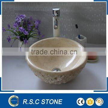 Fashion style marble basins&sinks for hotel bathroom