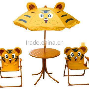 Outdoor Cheap Beach Cute Kids Table and Chair Set \Children Leisure Outdoor Using Table and armrest Chair Set