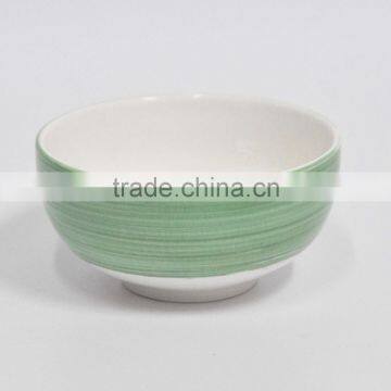 Baby small ceramic bowl with colorful handpainting