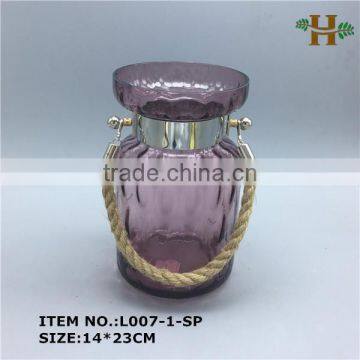 Stained Rope Hanging Glass Vase Wholesale photo-4