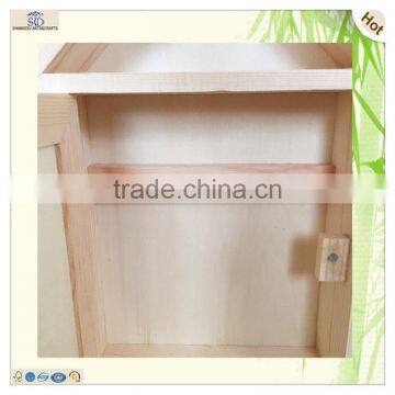 Wood Item Wall Decorating Shape Hole Carved Key Box photo-3