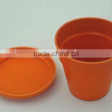 Eco-friendly Flower Pot,home Decoration,Bamboo Plant Flower Pot photo-3