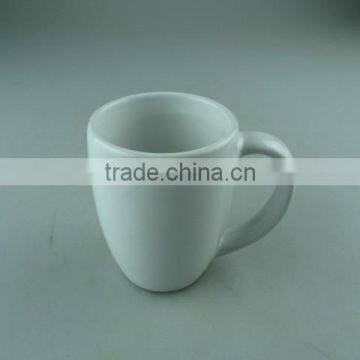 Small White Round Porcelain Coffee Cup Mug photo-2