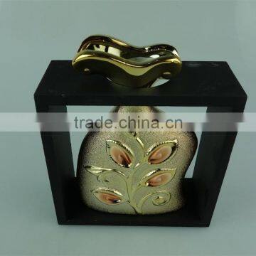 Cheap Ceramic&Porcelain Vases,Gold and Silver Vases With Frame,wholesales Flower Vase photo-2