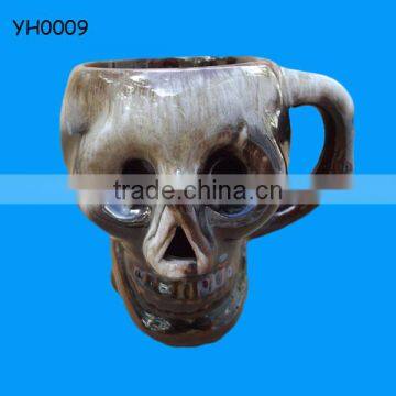 2014 Custom Skull Unusual Ceramic Cups and Mugs