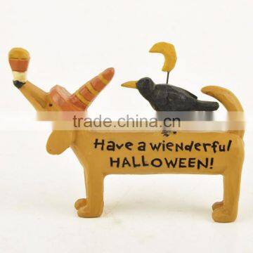Custom Halloween Party Cute Dressed Dog Statue Supplier photo-3