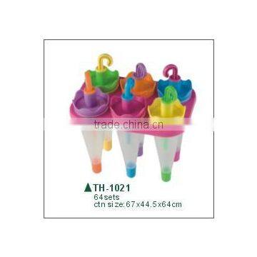 6 in 1 umbrella ice popsicle molds and ice pops molds lolly molds