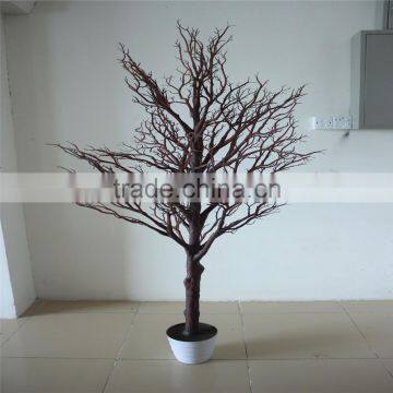 Mini Artificial Topiary Ficus Dry Tree Without Leaves on Strunk photo-3