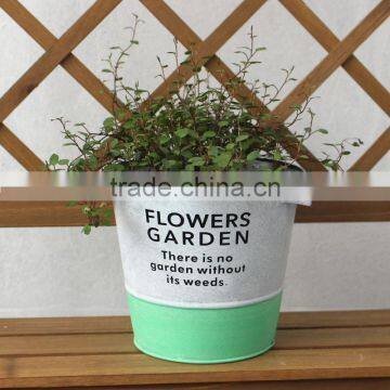 Flower Print Ice Buket/ Beverage Holder/Party Cooler/Garden Beer Bucket/Pails photo-4