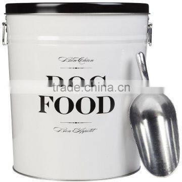 Metal Dog Food Storage Box With Scoop photo-5