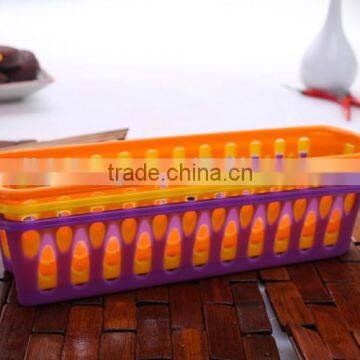 Cheap Price Mini Slim Plastic Basket for One Dollar Store photo-2