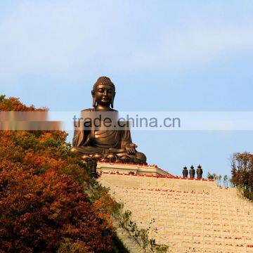 Buddhism Theme Antique Large Bronze Sitting Buddha Statue for Sale photo-2