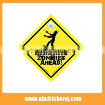 Plastic Safety Warning Sign Board With Suction Cup photo-2