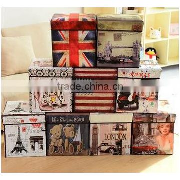 Classical Non-woven Fabric Folded Storage Box