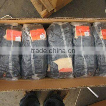 DDSAFETY Cotton Jersey Liner Fully Coated Blue Nitrile Coated Glove With Knit Wrist Cuff photo-5