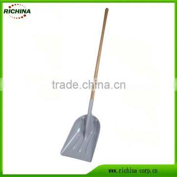 snow scoop, Snow Scoop with ash wood handle, Plastic blade