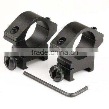Tactical 1"inch 25.4mm Ring QD Laser Gun Rifle Scope Flashlight Mount