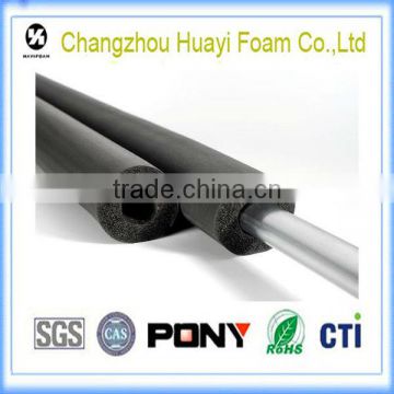 extruded flexible plastic tubing or polyurethane foam tubing