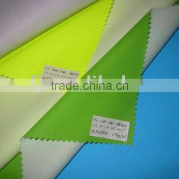 PU coated waterproof fabric