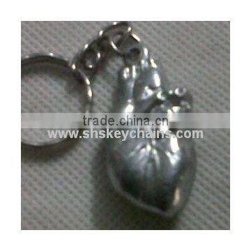 Human Heart Keychain