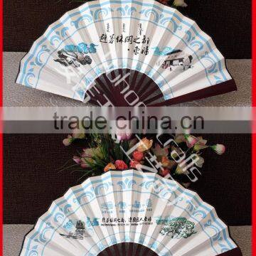Convenient and traditional bamboo silk fan