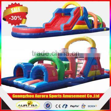 High quality kids obstacle course equipment with customized size