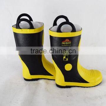 Rubber Material Fire Performance Rubber Boots Fireproof Fire Safety Boots Customized photo-5