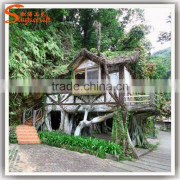 China Factory Manufacture Make Artificial Fiber Glass Tree House photo-6