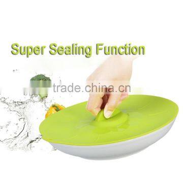 2015 LFGB Approved Top Quality orange silicone plastic eleastic bowl covers