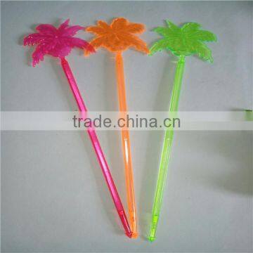 Coconut Tree Disposable Plastic Stirrers For Drinks