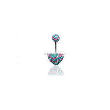 heart shape navel belly ring