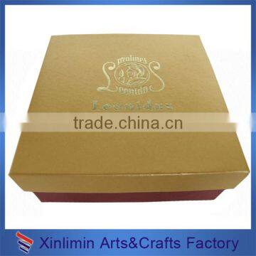 New Design luxury custom gold box for packaging