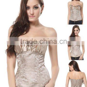 2016 Ladies hot sexy bra waist training new design corsets wholesale