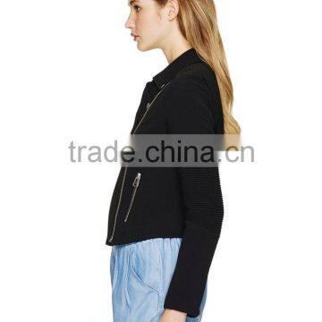 Hot Sale Lady Short Style Fitted Classic City Jacket Custom for Sale photo-5