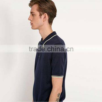 China Factory Trendy Cotton Pique Polo Shirt 100% Hemp Polo Shirt
