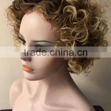2016 Hot Sale Top Quality Human Hair Full Lace Wig Women Small Wig Explosion Head Cap,Curly Wig Caps photo-4