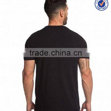 Wholesale China Brushed Cotton Mens Custom Tshirts photo-3