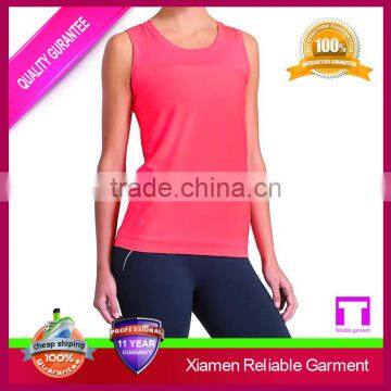 High Quality Fitness Wholesale Plain White Stripe Sport Tank Top photo-3
