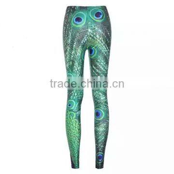 Wholesale sublimation compression pants elastic band pants high quality yoga pants