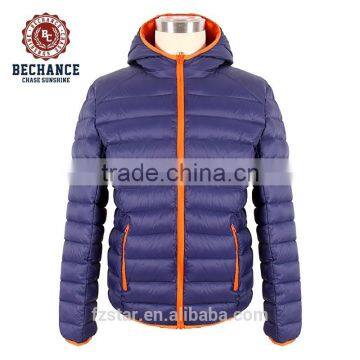 OEM custom hot sell men's foldable ultralight down jacket M1014