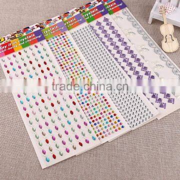 Multicolor decoration sticker ,acrylic mobile phone sticker