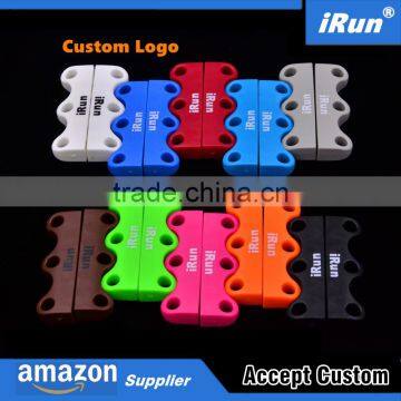 Customized Fast Shoelaces Buckles - Custom Double-Sized Logo Shoelace Closures - Running Shoes No Laces - amazon/eBay Supplier