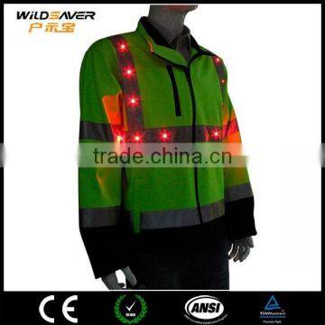 China Safety Jacket Reflective Strip hi Vis Led Jacket photo-2