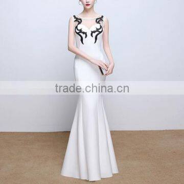 2017 Latest Design Sexy Tight Sleeveless Women's Evening Dress photo-5