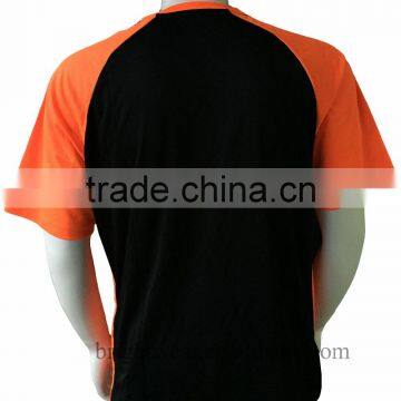 Two-tone Mens Short Sleeve hi Vis Europe Reflective T-shirt photo-2