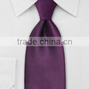 purple men's polyester necktie