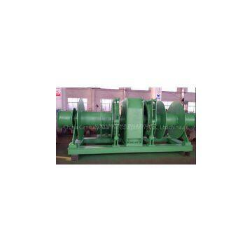 Marine electric double drum winch