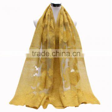 2017 New Arrival Fashion Plain Color Women Hijab Silk Scarf photo-4